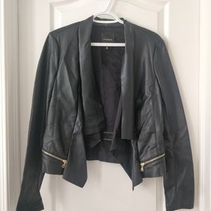 Dynamite black leather jacket/ blazer